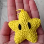 super mario invincibility star crochet amigurumi